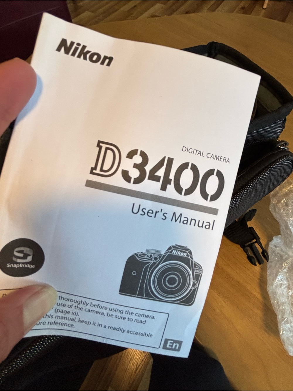 Nikon D3400 Camera, 3 Lenses, Black Camera Case, Lots of Extras